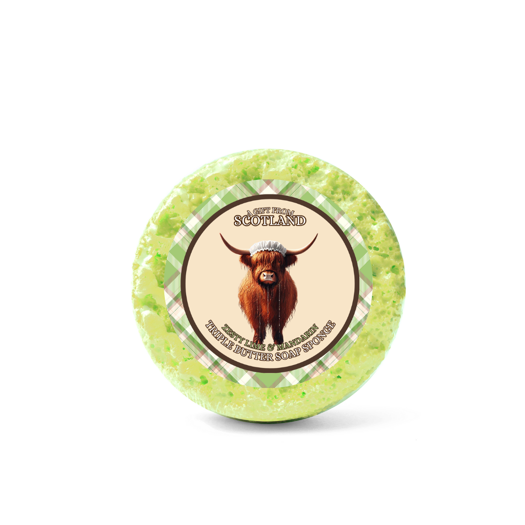 Happy Highlands Triple Butter Soap Sponge