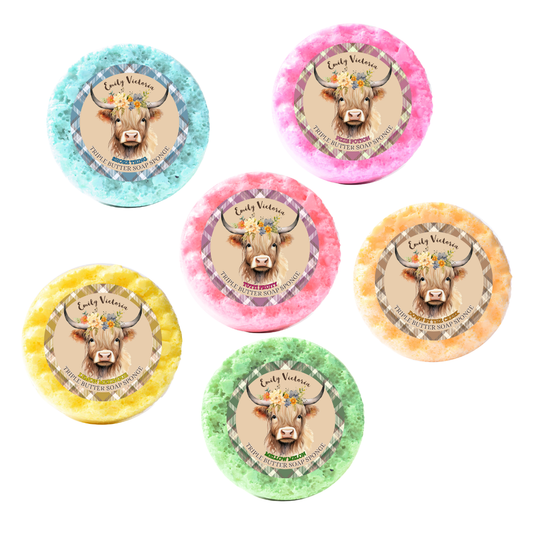 Coos & Colour Triple Butter Soap Sponge